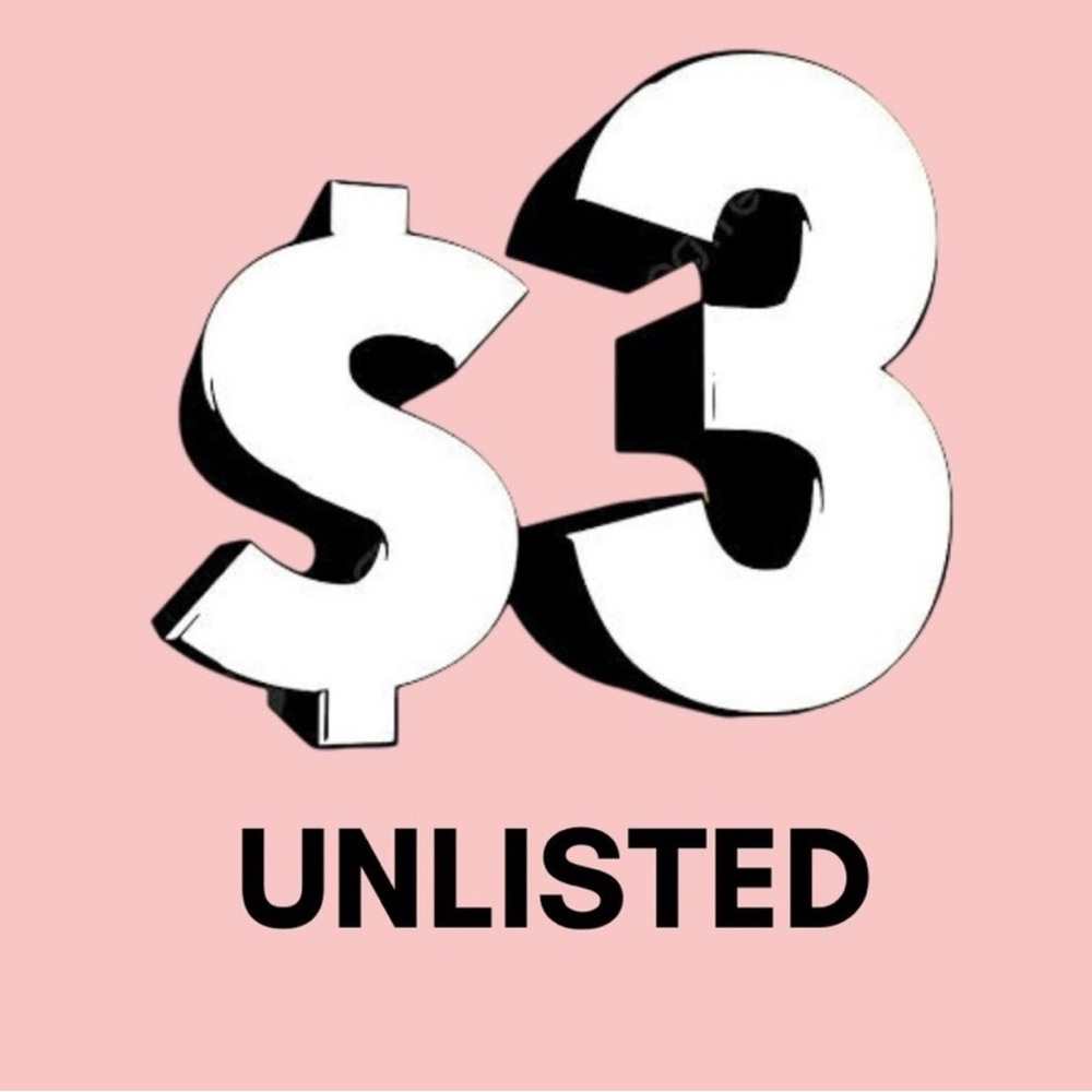 $3 Unlisted #1-100